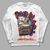 Dunk Low Futura Orange Blaze DopeSkill Long Sleeve T-Shirt Paid In Full Graphic Streetwear - White