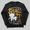 Jordan 5 'Tokyo' DopeSkill Long Sleeve T-Shirt Speak It Graphic Streetwear - Black