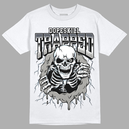 Jordan 6 Retro Cool Grey DopeSkill T-Shirt Trapped Halloween Graphic Streetwear - White