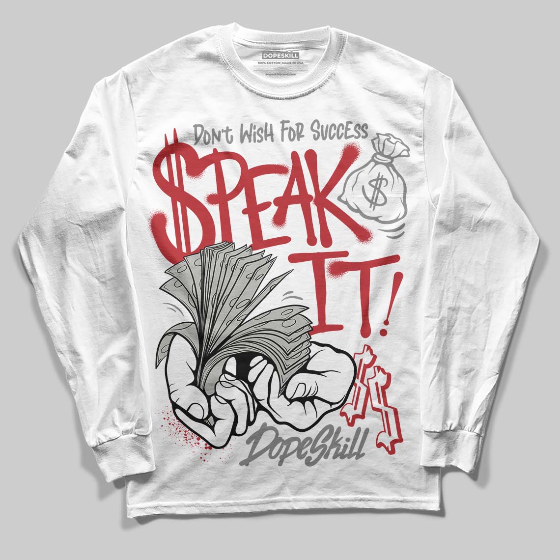 Jordan 8 Retro Bugs Bunny (2025) DopeSkill Long Sleeve T-Shirt Speak It Graphic Streetwear - White 