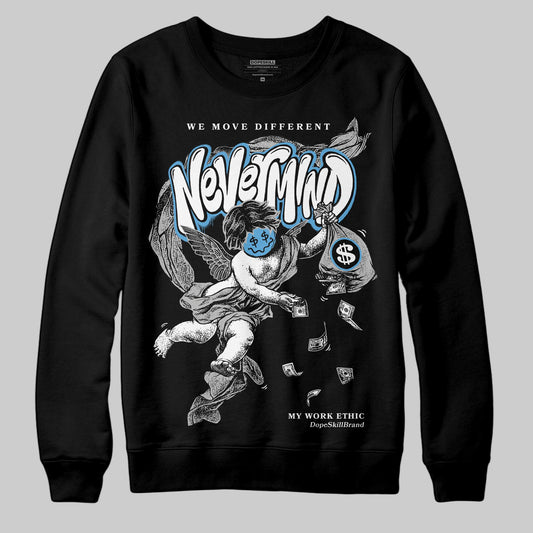 Jordan 10 OG “Steel” DopeSkill Sweatshirt Nevermind Graphic Streetwear - Black