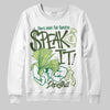 Foamposite Pro 'Pine Green' DopeSkill Sweatshirt Speak It Graphic Streetwear - White