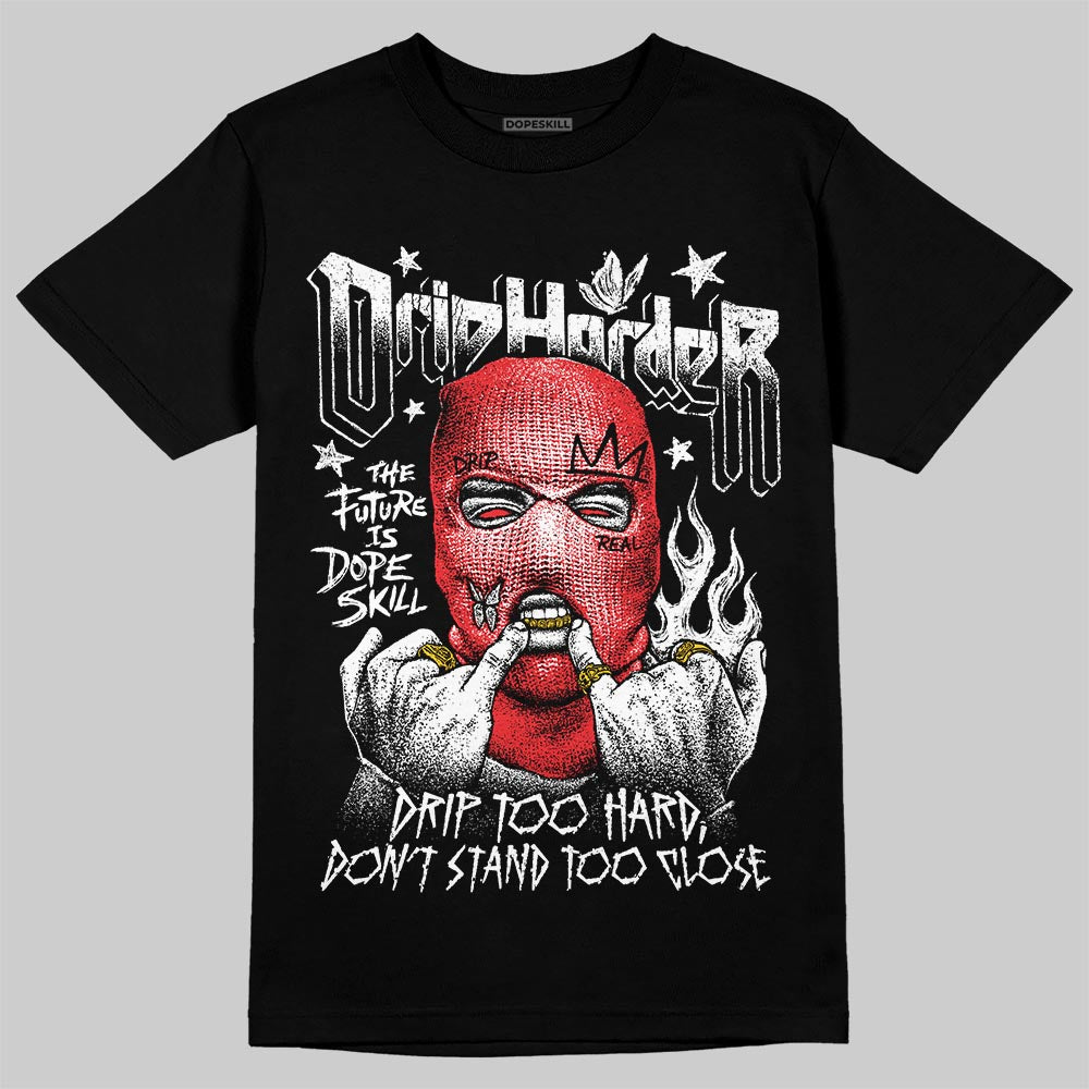 Black and White Sneakers DopeSkill T-Shirt Drip Harder Graphic Streetwear - Black