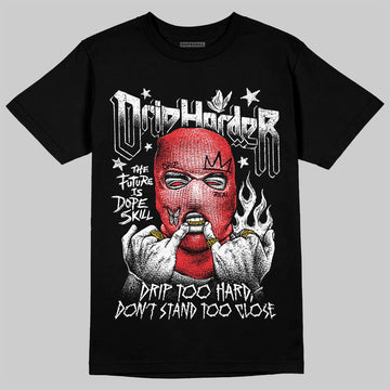 Black and White Sneakers DopeSkill T-Shirt Drip Harder Graphic Streetwear - Black