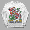 Jordan 4 “Bred Reimagined” DopeSkill Long Sleeve T-Shirt Born To Be Rich Graphic Streetwear - White