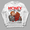 Jordan 1 Retro High OG "Satin Bred" DopeSkill Long Sleeve T-Shirt MOMM Graphic Streetwear - White