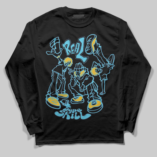Jordan 11 Retro Gamma Blue (2025) DopeSkill Long Sleeve T-Shirt Real Y2K Players Graphic Streetwear - black