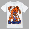 Dunk Low Futura Orange Blaze DopeSkill T-Shirt Hurt Bear Graphic Streetwear - White