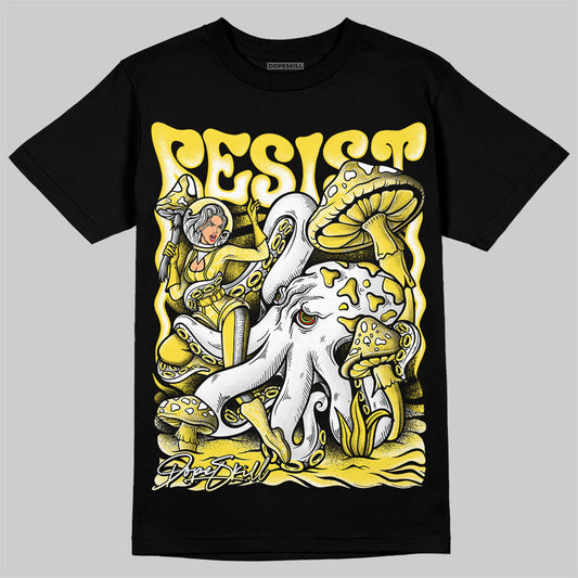 Jordan 11 Low 'Yellow Snakeskin' DopeSkill T-Shirt Resist Graphic Streetwear - Black