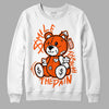 MSCHF Super Normal 2 Orange Milk DopeSkill Sweatshirt BEAN Graphic Streetwear - White