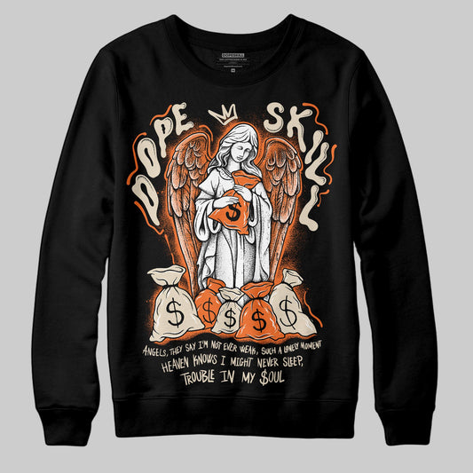 Jordan 3 “Starfish” DopeSkill Sweatshirt Angels Graphic Streetwear - Black