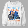 Dunk Low Futura University Blue DopeSkill Sweatshirt MOMM Graphic Streetwear - White