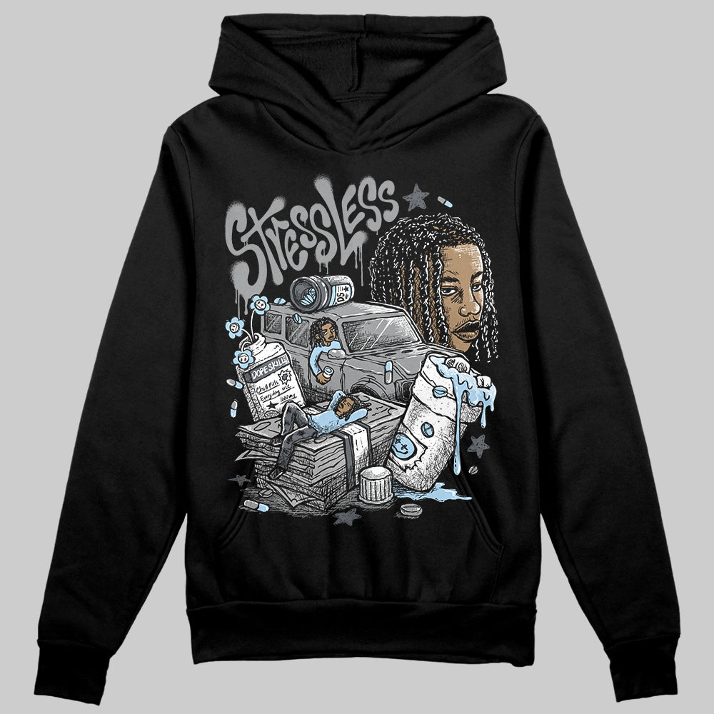 Jordan 5 Retro Wolf Grey (2026) DopeSkill Hoodie Sweatshirt Stressless Graphic Streetwear - Black