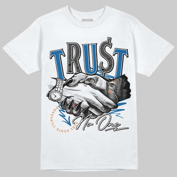 Jordan 3 Retro Wizards DopeSkill T-Shirt Trust No One Graphic Streetwear - White