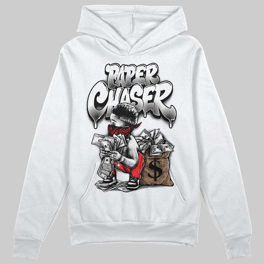 Black and White Sneakers DopeSkill Hoodie Sweatshirt Paper Chaser Boy Graphic Streetwear - White 