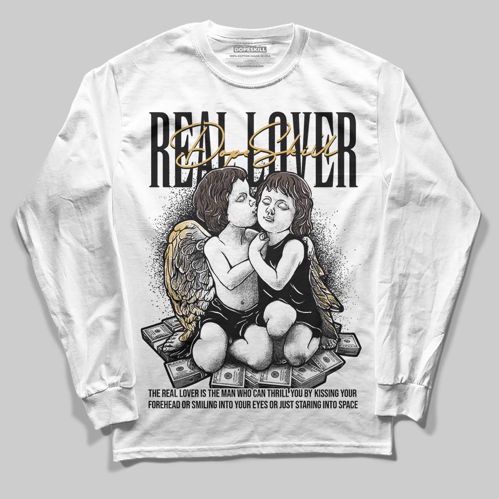 Adidas Samba OG C ‘Black Gum’ DopeSkill Long Sleeve T-Shirt Real Lover Graphic Streetwear - White