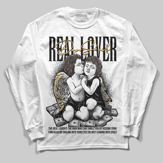 Adidas Samba OG C ‘Black Gum’ DopeSkill Long Sleeve T-Shirt Real Lover Graphic Streetwear - White