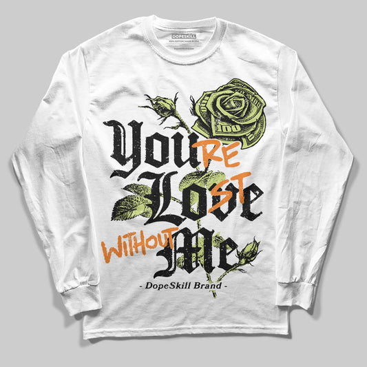 Jordan 11 “Inner Beast” DopeSkill Long Sleeve T-Shirt You’re Lost Without Me Graphic Streetwear - White