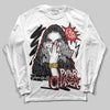 Jordan 4 “Flight Club” DopeSkill Long Sleeve T-Shirt NPC Graphic Streetwear - White