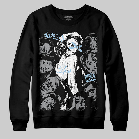 Jordan 5 Retro Wolf Grey (2026) DopeSkill Sweatshirt Built Different Graphic Streetwear - Black