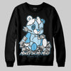 Jordan 11 Retro Legend Blue DopeSkill Sweatshirt MOMM Bear Graphic Streetwear - Black