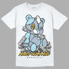 Jordan 13 “Blue Grey” DopeSkill T-Shirt MOMM Bear Graphic Streetwear - White 