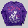 PURPLE Sneakers DopeSkill Long Sleeve T-Shirt Flexin' Graphic Streetwear - Purple