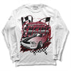 Jordan 1 Retro High '85 OG Metallic Burgundy DopeSkill Long Sleeve T-Shirt ENGINE Tshirt Graphic Streetwear - White