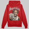 Red Sneakers DopeSkill Hoodie Money Loves Me Graphic Streetwear - Red