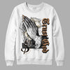 Jordan 6 WMNS Gore-Tex Brown Kelp DopeSkill Sweatshirt  Trust God Graphic Streetwear - White