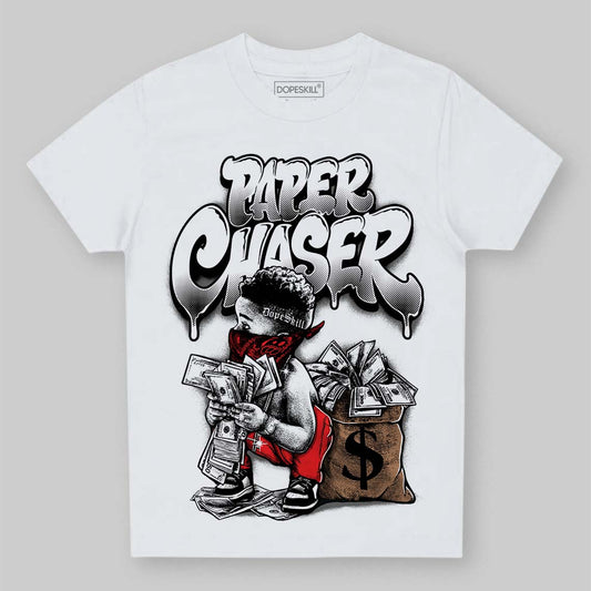 Black and White Sneakers DopeSkill Toddler Kids T-shirt Paper Chaser Boy Graphic Streetwear - White 