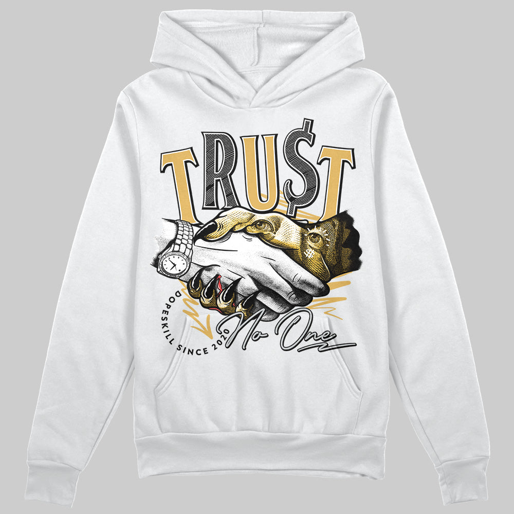 Jordan 12 "Phantom" DopeSkill Hoodie Sweatshirt Trust No One Graphic Streetwear - White