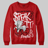 Nigel Sylvester x Air Jordan 4 ‘Brick by Brick’ DopeSkill Sweatshirt Speak It Graphic Streetwear - Red