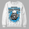 Jordan 2 Low "University Blue" DopeSkill Sweatshirt Trapped Halloween Graphic Streetwear - White