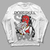 Grey Sneakers DopeSkill Long Sleeve T-Shirt Stay It Busy Graphic Streetwear - White