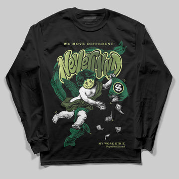 Foamposite Pro 'Pine Green' DopeSkill Long Sleeve T-Shirt Nevermind Graphic Streetwear - black