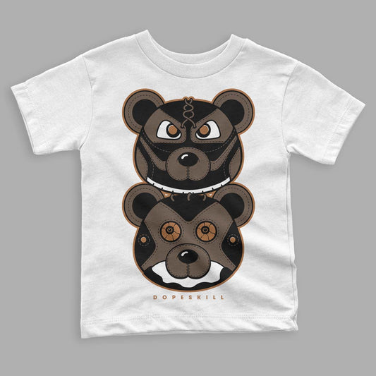 Jordan 1 Retro High OG Palomino DopeSkill Toddler Kids T-shirt Leather Bear Graphic Streetwear - White