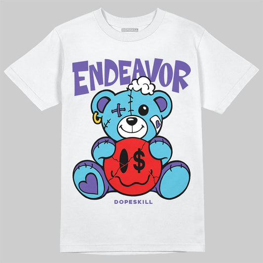 Jordan 8 Retro 'Aqua' 2025 DopeSkill T-Shirt Endeavor Graphic Streetwear - White