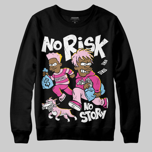 Jordan 6 “Doernbecher” DopeSkill Sweatshirt No Risk No Story Graphic Streetwear - Black