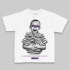 PURPLE Sneakers DopeSkill Toddler Kids T-shirt Scared Money Don't Make No Money Graphic Streetwear - White
