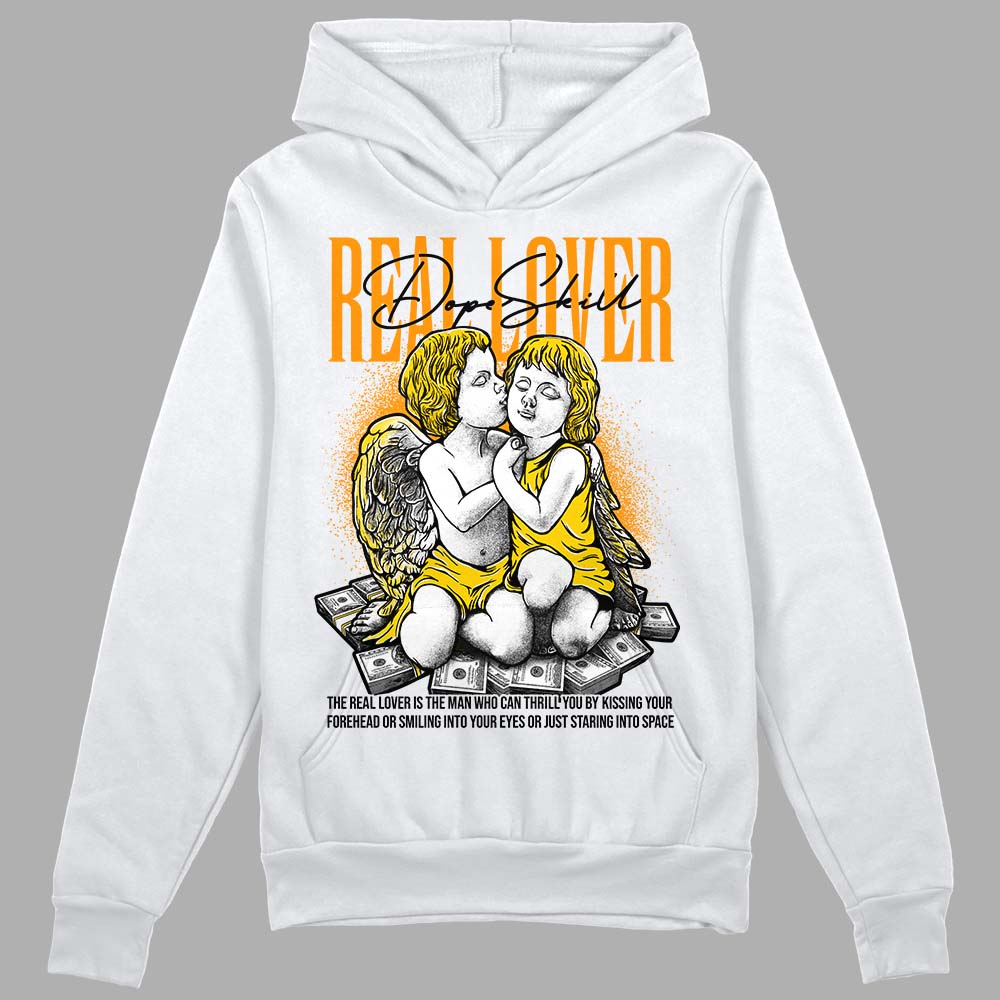 Jordan 6 “Yellow Ochre” DopeSkill Hoodie Sweatshirt Real Lover Graphic Streetwear - White