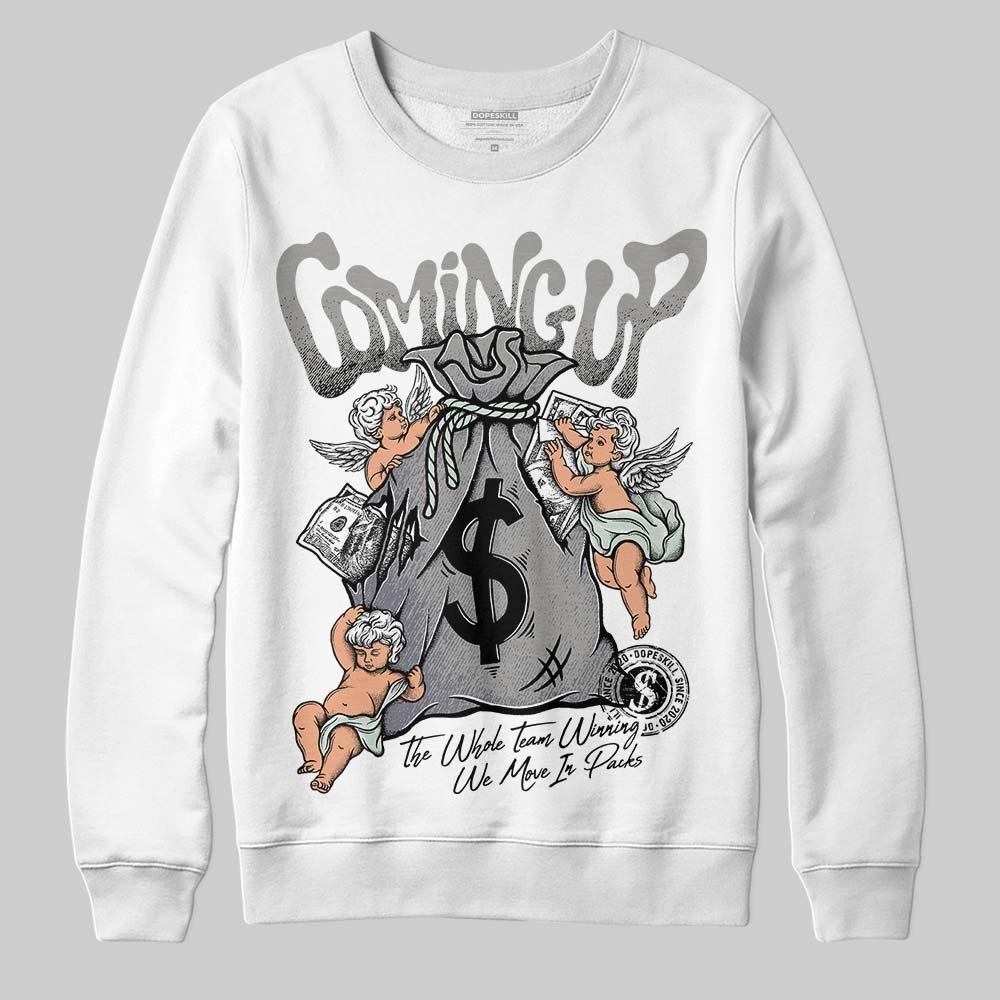 Jordan 1 Retro Low OG Year of the Snake (2025) DopeSkill Sweatshirt Money Bag Coming Up Graphic Streetwear - White