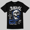 Royal Blue Sneakers DopeSkill T-Shirt Jealousy Graphic Streetwear - Black