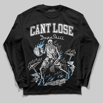 Jordan 10 OG “Steel” DopeSkill Long Sleeve T-Shirt Cant Lose Graphic Streetwear - Black