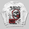 Jordan 1 Low OG "Chicago" DopeSkill Long Sleeve T-Shirt Jealousy Graphic Streetwear - White