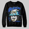 Royal Blue Sneakers DopeSkill Sweatshirt No Rules Graphic Streetwear - black