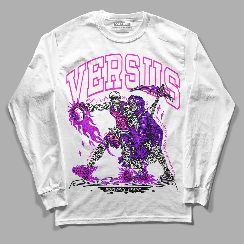 Dunk Low GS “Active Fuchsia” DopeSkill Long Sleeve T-Shirt VERSUS Graphic Streetwear - White 