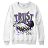 PURPLE Sneakers DopeSkill Sweatshirt Trust No One Graphic Streetwear - White