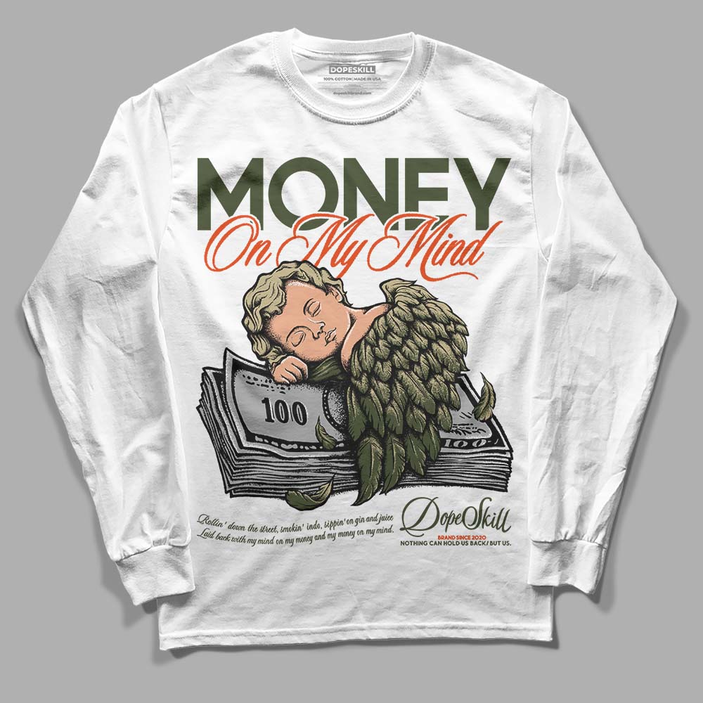 Olive Sneakers DopeSkill Long Sleeve T-Shirt MOMM Graphic Streetwear - White