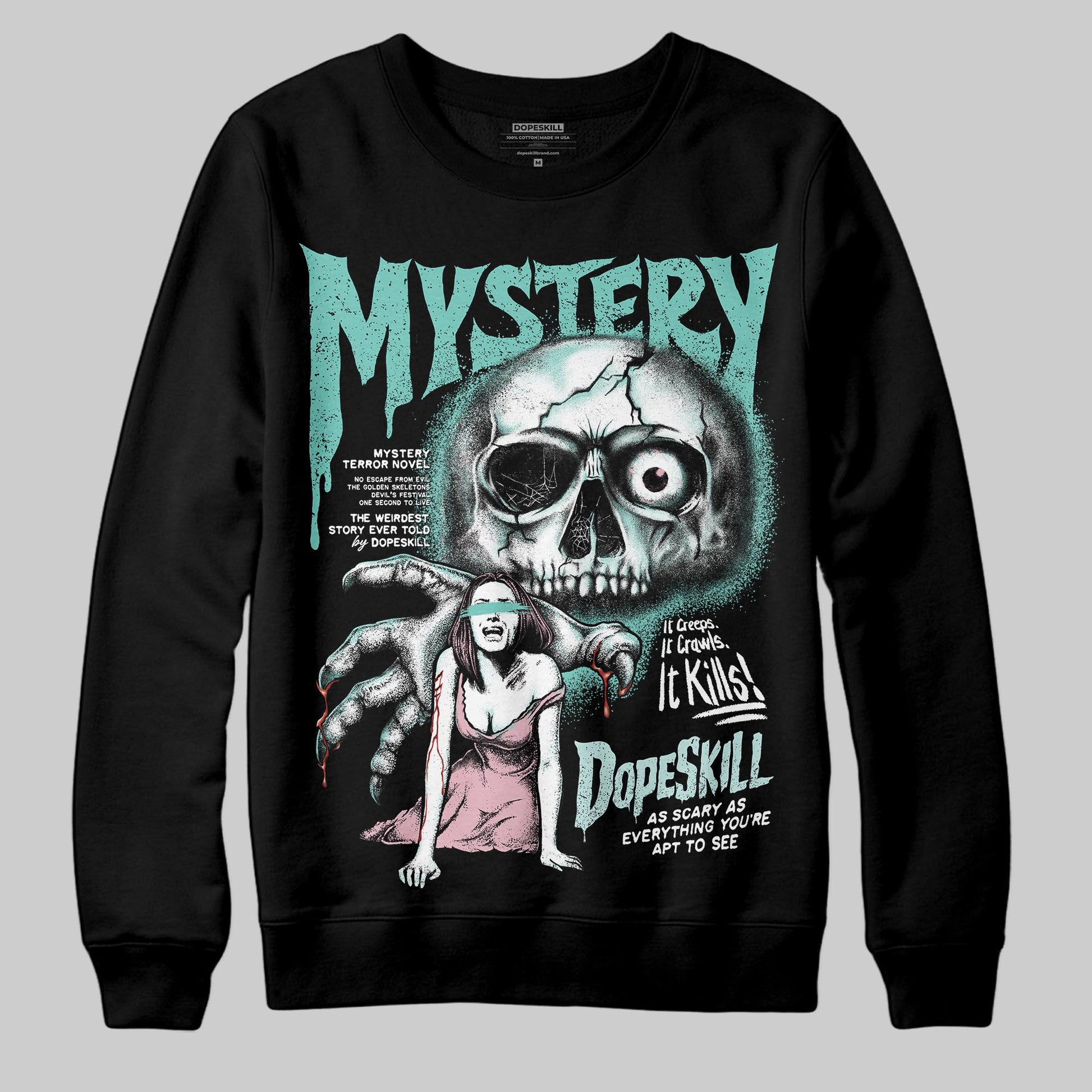 Jordan 11 Low "Igloo" DopeSkill Sweatshirt Mystery Ghostly Grasp Graphic Streetwear - Black